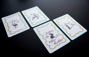 Alice im Wunderland Hochzeitskarten